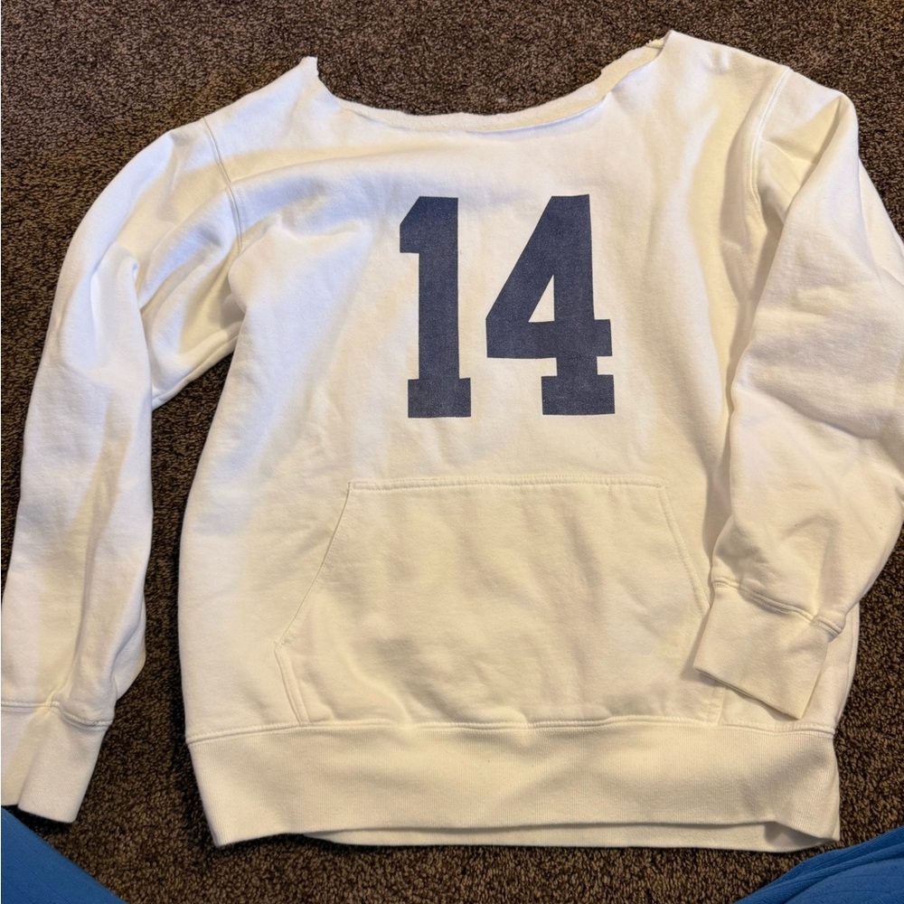 Brandy Melville White 14 Crewneck